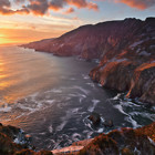 Setting Sun At Slieve League
